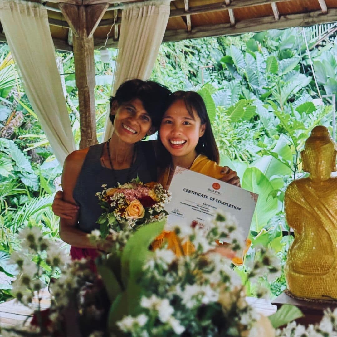 Yuli Hanurawati yoga teacher at Bali YTTC